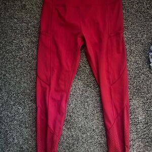 ZYIA Active Red Leggings